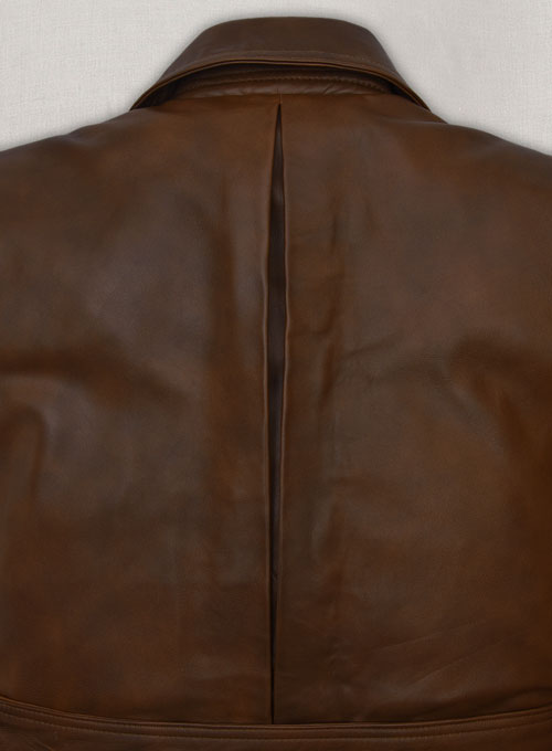 (image for) Harris Dickinson The Kingsman Leather Jacket - Click Image to Close