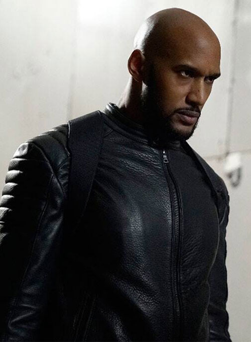 (image for) Henry Simmons Agents Of S.H.I.E.L.D Leather Jacket - Click Image to Close