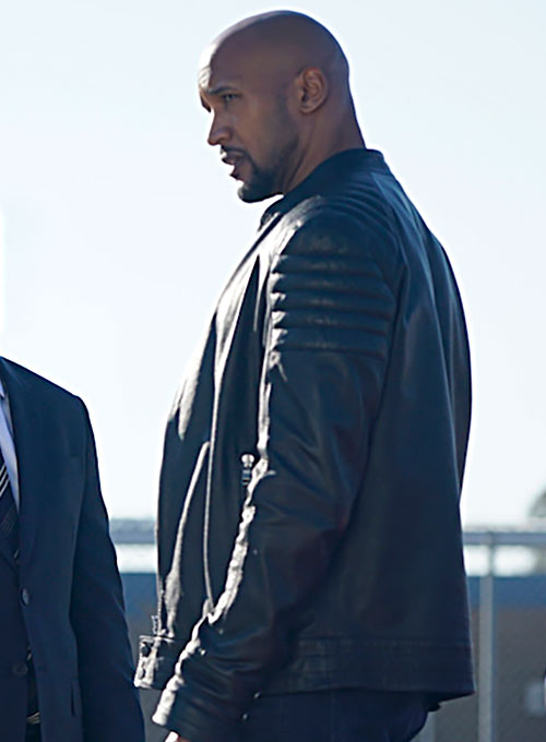 (image for) Henry Simmons Agents Of S.H.I.E.L.D Leather Jacket - Click Image to Close