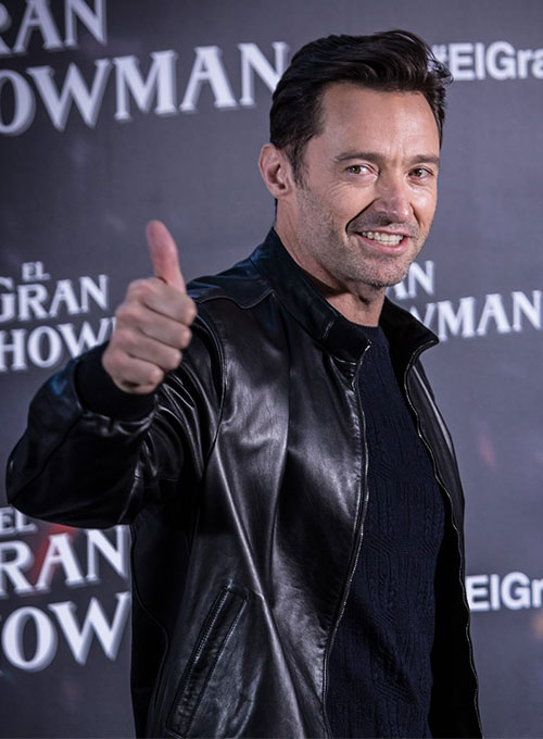 (image for) Hugh Jackman Leather Jacket #1 - Click Image to Close