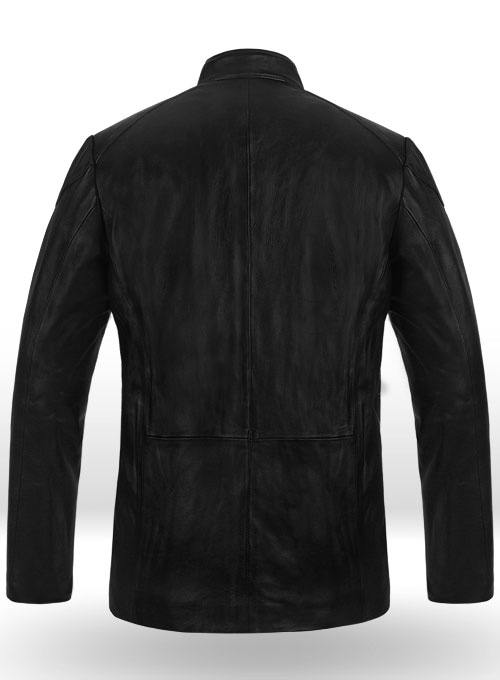 (image for) Hugh Jackman Real steel Leather Jacket - Click Image to Close