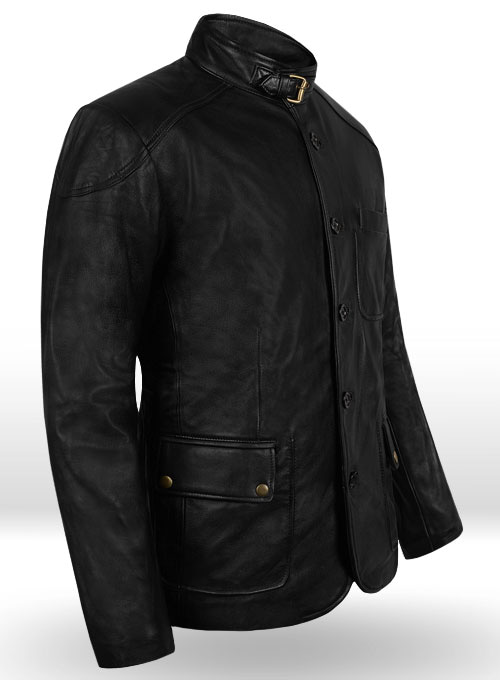 (image for) Hugh Jackman Real steel Leather Jacket - Click Image to Close