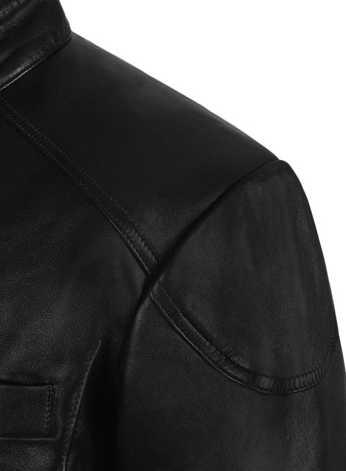 Hugh Jackman Real steel Leather Jacket : LeatherCult: Genuine Custom ...