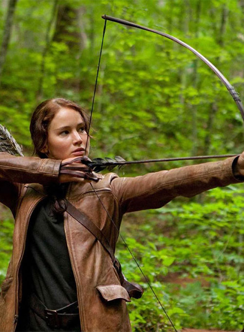 (image for) Katniss Hunger Games Leather Jacket