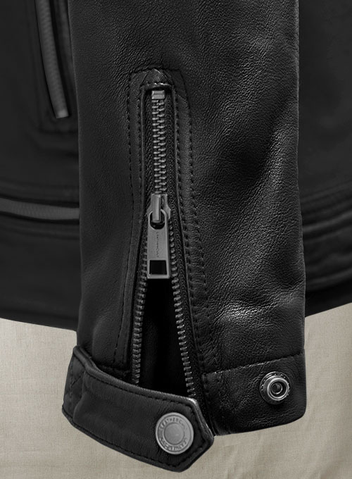 Ironwood Black Biker Leather Jacket