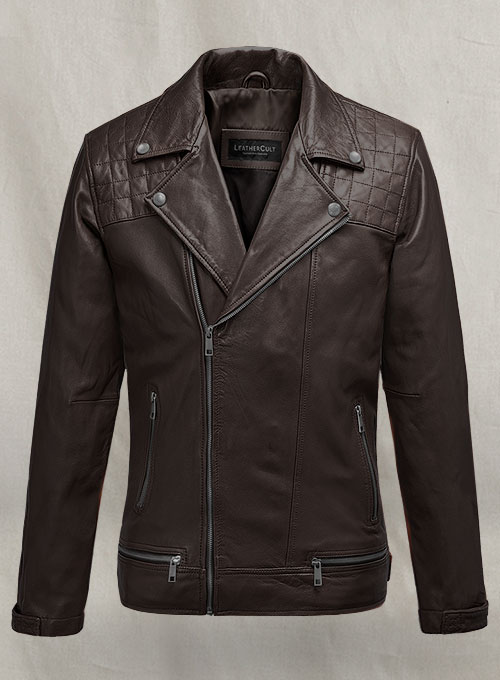 Ironwood Brown Biker Leather Jacket