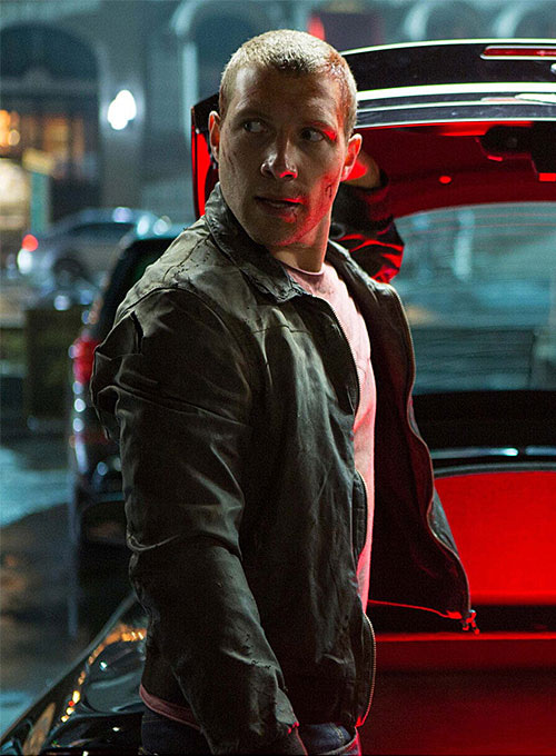 (image for) Jai Courtney A Good Day to Die Hard Leather Jacket - Click Image to Close