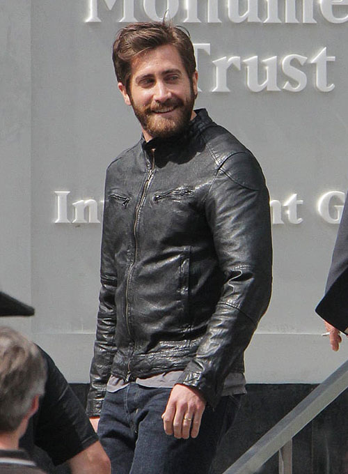 (image for) Jake Gyllenhaal Enemy Leather Jacket - Click Image to Close