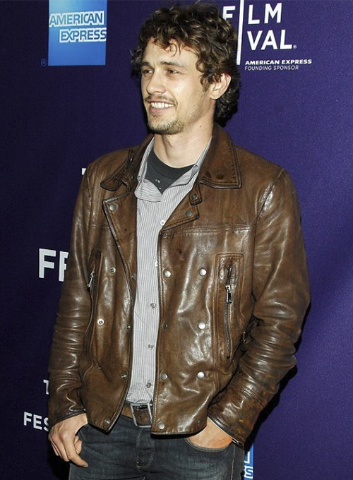 (image for) James Franco Leather Jacket - Click Image to Close