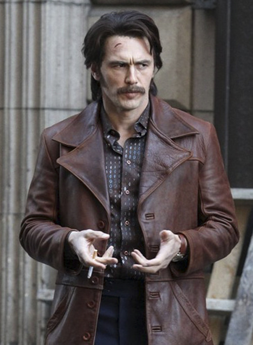 (image for) James Franco The Deuce Leather Jacket