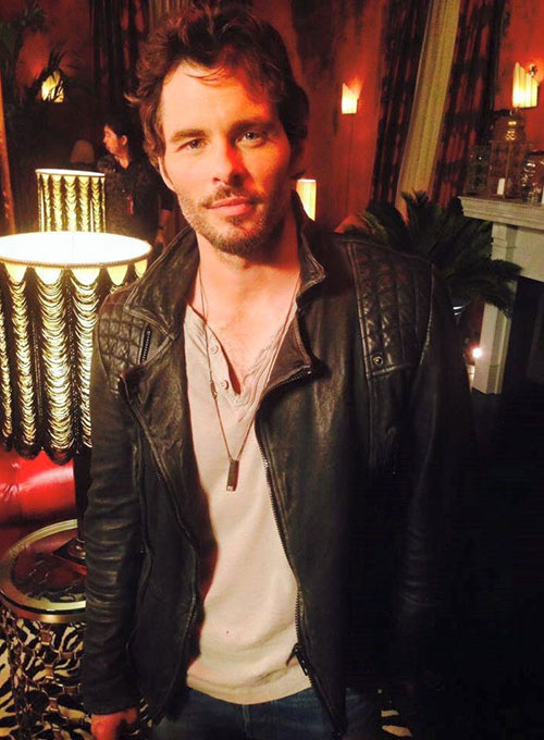 (image for) James Marsden The D Train Leather Jacket