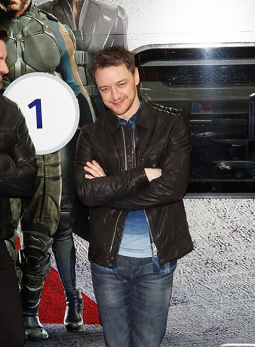 (image for) James McAvoy Leather Jacket #1 - Click Image to Close