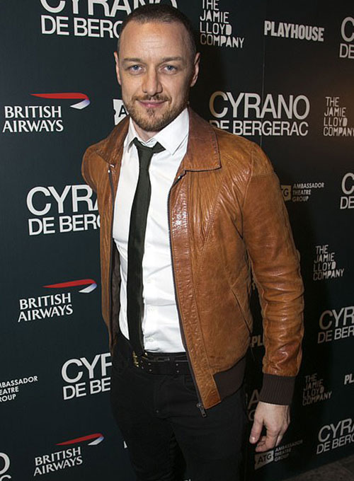 James McAvoy Leather Jacket - Click Image to Close