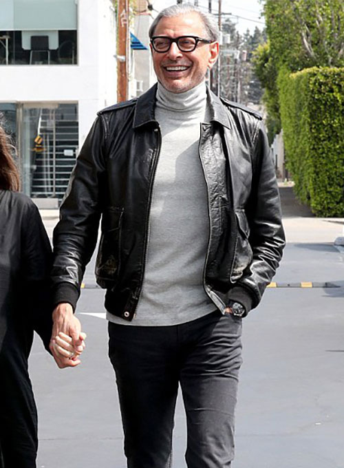 (image for) Jeff Goldblum Leather Jacket #2 - Click Image to Close