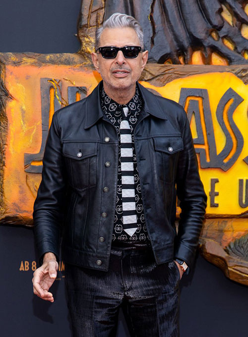 (image for) Jeff Goldblum Leather Jacket #1 - Click Image to Close