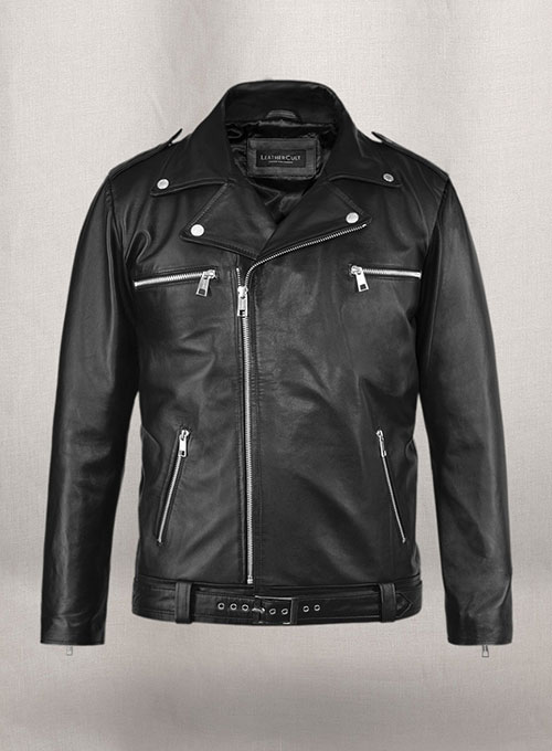 (image for) Jeffrey Morgan The Walking Dead Leather Jacket - Click Image to Close