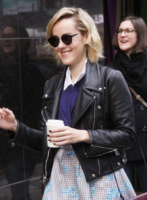 (image for) Jena Malone Leather Jacket - Click Image to Close