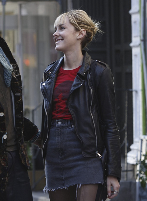 (image for) Jena Malone Time Out of Mind Leather Jacket - Click Image to Close