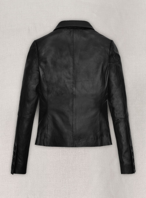 (image for) Jenna Ortega Wednesday Leather Jacket