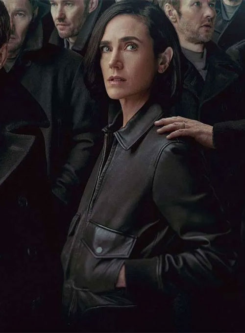 (image for) Jennifer Connelly Dark Matter Leather Jacket - Click Image to Close