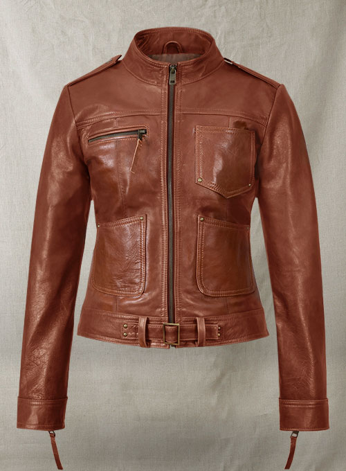 (image for) Jennifer Morrison Once Upon A Time Leather Jacket #2 - Click Image to Close