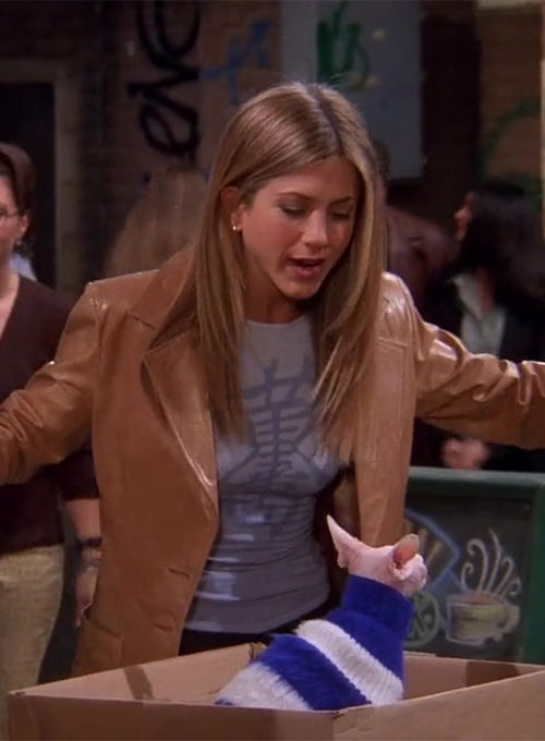 LeatherCult.Com - Jennifer Aniston Friends Season 5 Leather Blazer