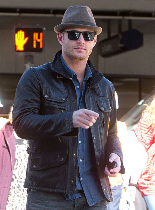 Jensen Ackles Supernatural Distressed Brown Jacket | LJB
