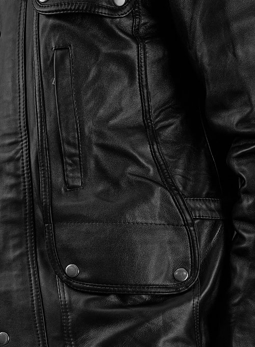 (image for) Jensen Ross Ackles Leather Jacket - Click Image to Close
