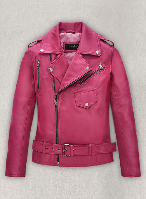 Jessica Alba Leather Jacket - Click Image to Close