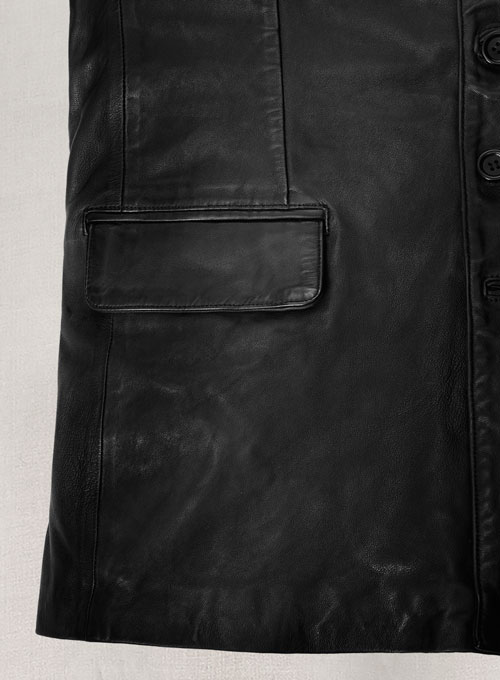 (image for) Jim Carrey Leather Blazer - Click Image to Close