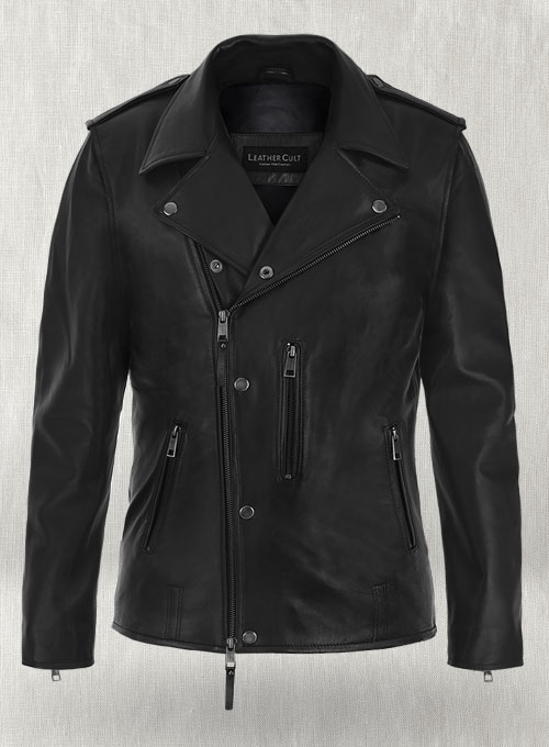 (image for) Jim Carrey Toronto International Film Festival Leather Jacket - Click Image to Close