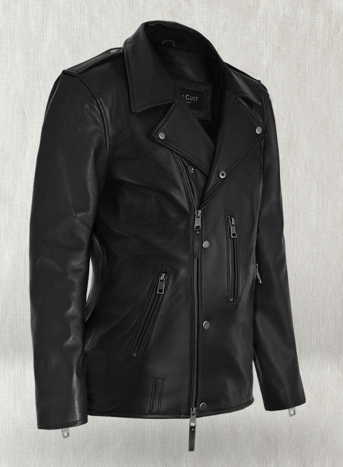 (image for) Jim Carrey Toronto International Film Festival Leather Jacket - Click Image to Close