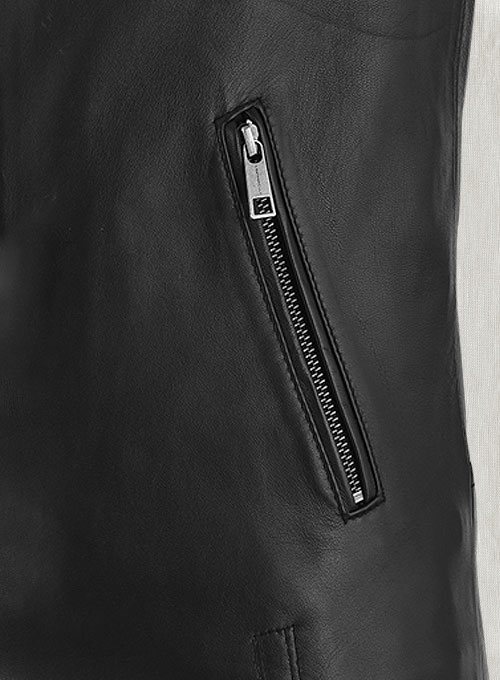 (image for) Jim Carrey Toronto International Film Festival Leather Jacket - Click Image to Close