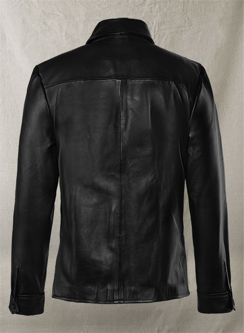 (image for) Jim Morrison Classic Leather Shirt - Click Image to Close