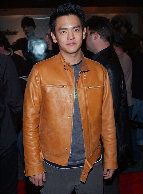 John Cho Leather Jacket #3