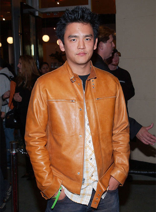 (image for) John Cho Leather Jacket #3 - Click Image to Close