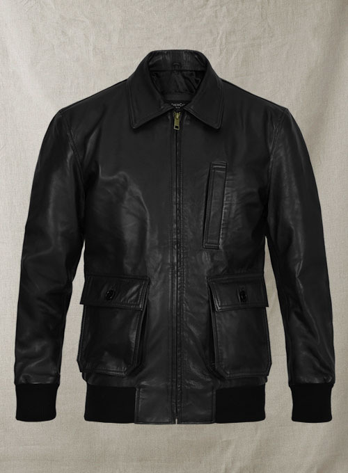 (image for) John Cho Leather Jacket - Click Image to Close
