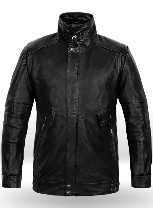 (image for) Johnny Depp Black Mass Leather Jacket - Click Image to Close