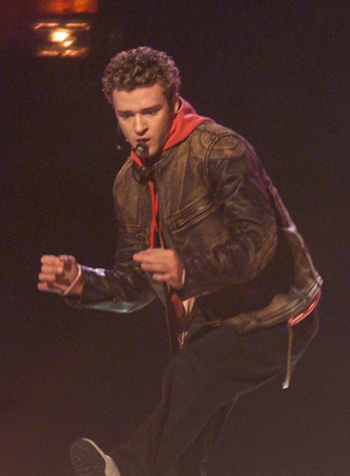 Justin Timberlake Grammy Award Leather Jacket