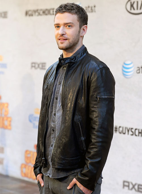Justin Timberlake Guys Choice Awards Leather Jacket - Click Image to Close