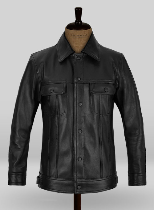 (image for) Justin Timberlake Leather Jacket - Click Image to Close