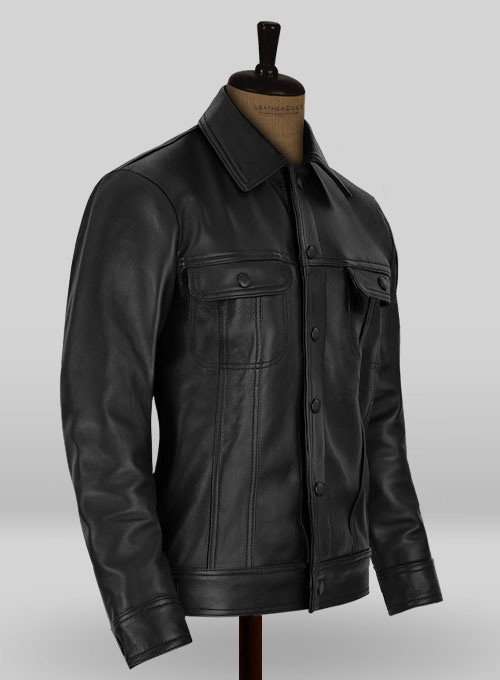 (image for) Justin Timberlake Leather Jacket - Click Image to Close