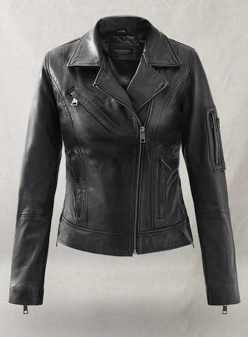 Karen Gillan Leather Jacket : LeatherCult: Genuine Custom Leather ...