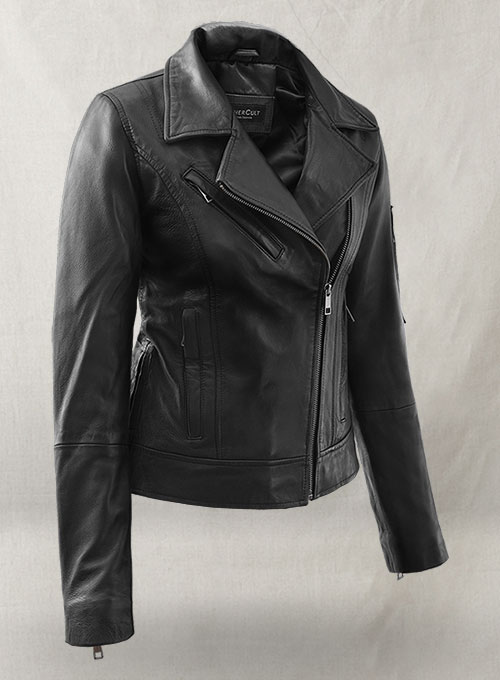 (image for) Karen Gillan Leather Jacket - Click Image to Close