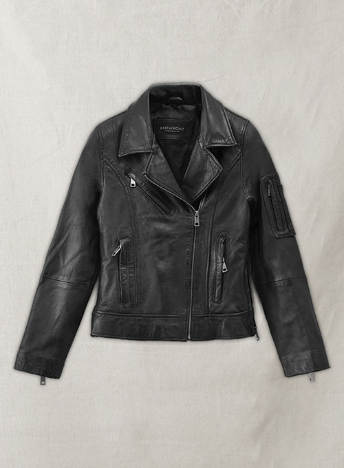 (image for) Karen Gillan Leather Jacket - Click Image to Close