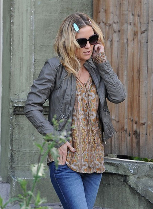 (image for) Kate Hudson Leather Jacket #2 - Click Image to Close