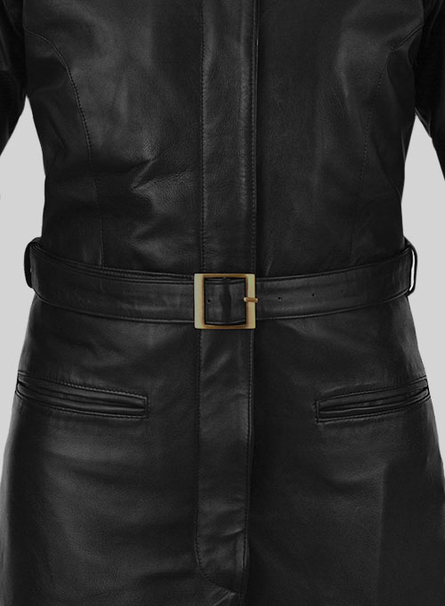 Katherine Waterston Fantastic Beasts Leather Long Coat