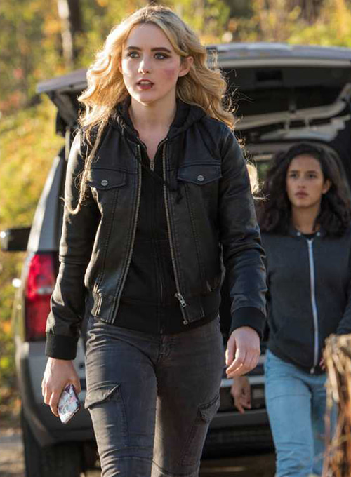 (image for) Kathryn Newton Supernatural Leather Jacket - Click Image to Close