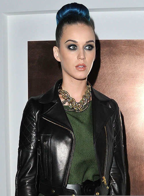 Katy Perry Leather Jacket - Click Image to Close