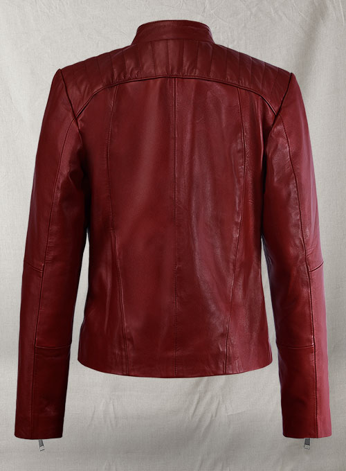 (image for) Kaya Scodelario Resident Evil Leather Jacket - Click Image to Close